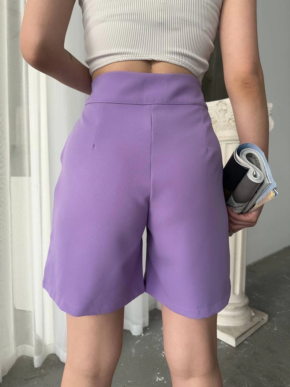 Düğmeli şort mdl24326