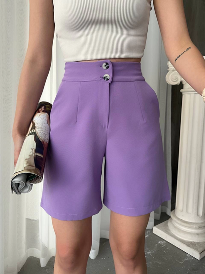 Düğmeli şort mdl24326