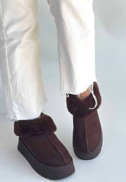 Edali Kahverengi Süet Bot