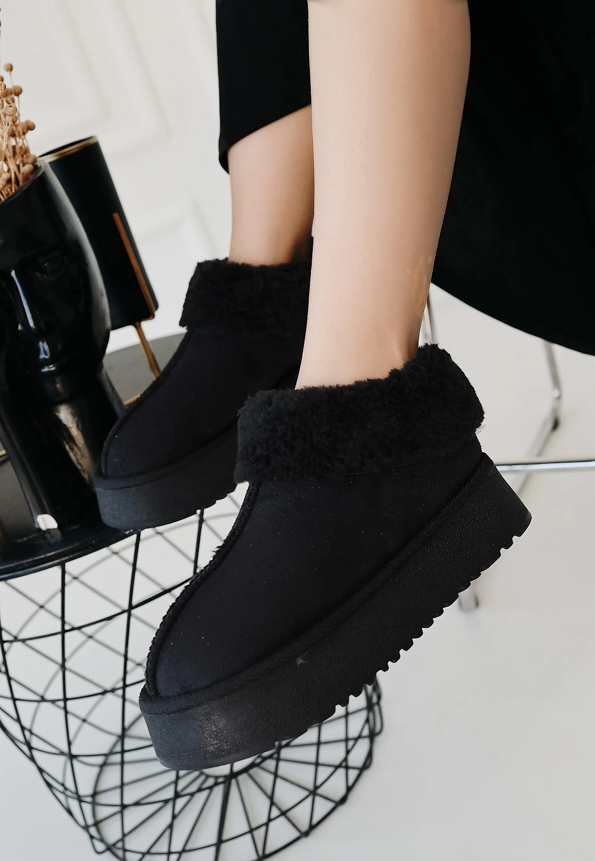 Edali Siyah Süet Bot