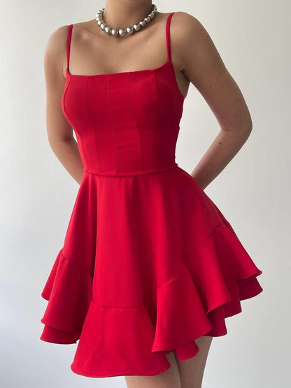 Common İp Askılı Elbise