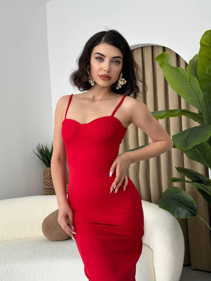 Chatelet Askılı Kalem Elbise