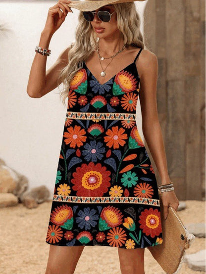 Kadın Ip Askılı V Yakalı Süprem Elbise