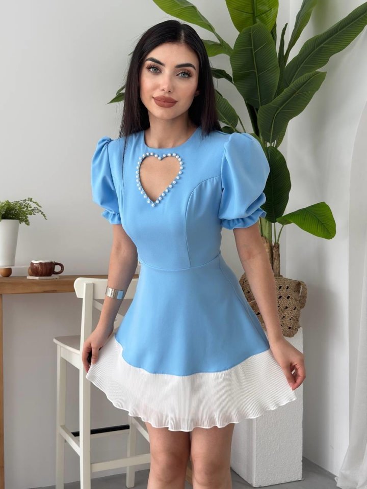 Safe Kalp Detaylı Elbise