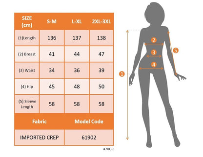 Kadın Uzun Kollu Kruvaze Yakalı Yanları Taşlı Yırtmaçlı Uzun Ithal Krep Elbise