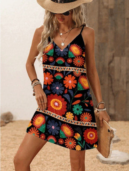 Kadın Ip Askılı V Yakalı Süprem Elbise