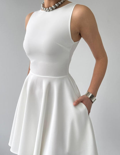 Berl Cep Detaylı Elbise