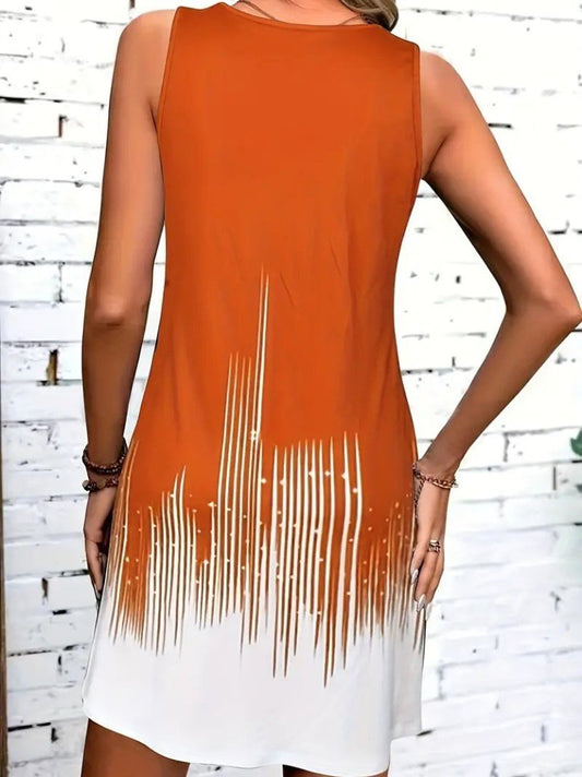 Kadın Askılı Yuvarlak Yakalı Süprem Elbise