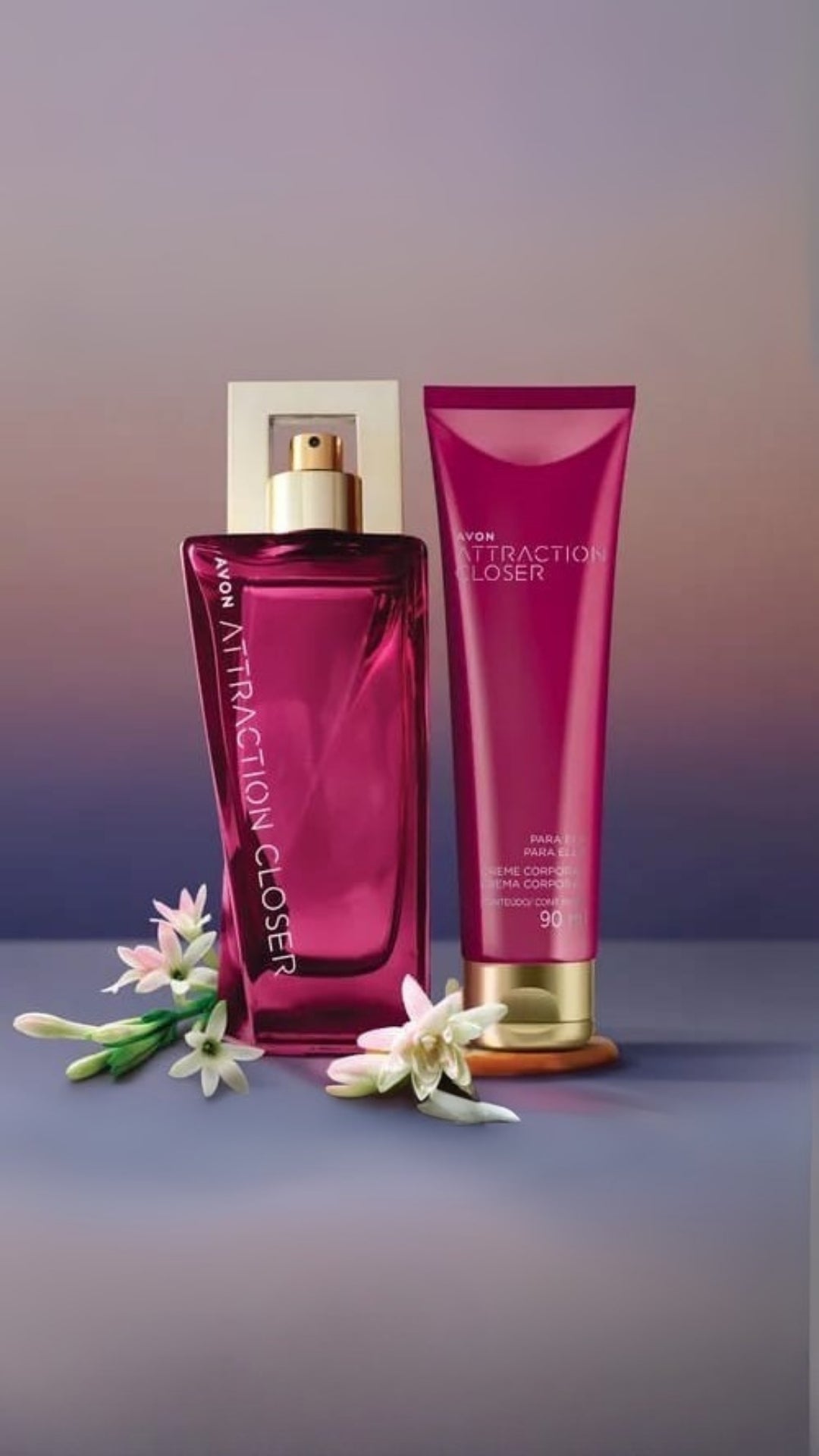 Attraction Closer Kadın Bakım Seti - Yoğun Parfüm & Nemlendirici Vücut Losyonu