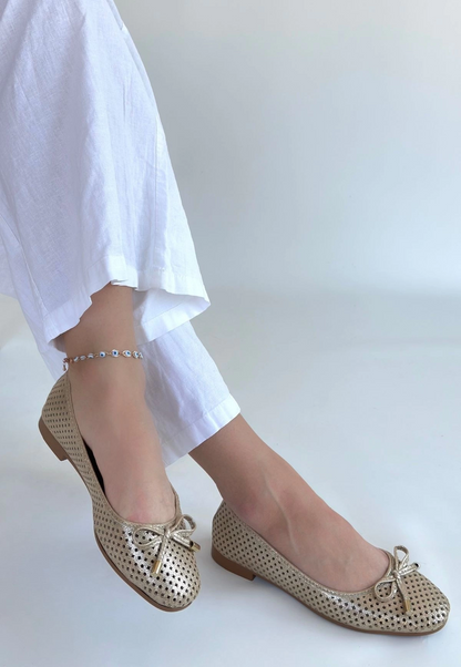 Icar Bej Cilt Babet Ayakkabı