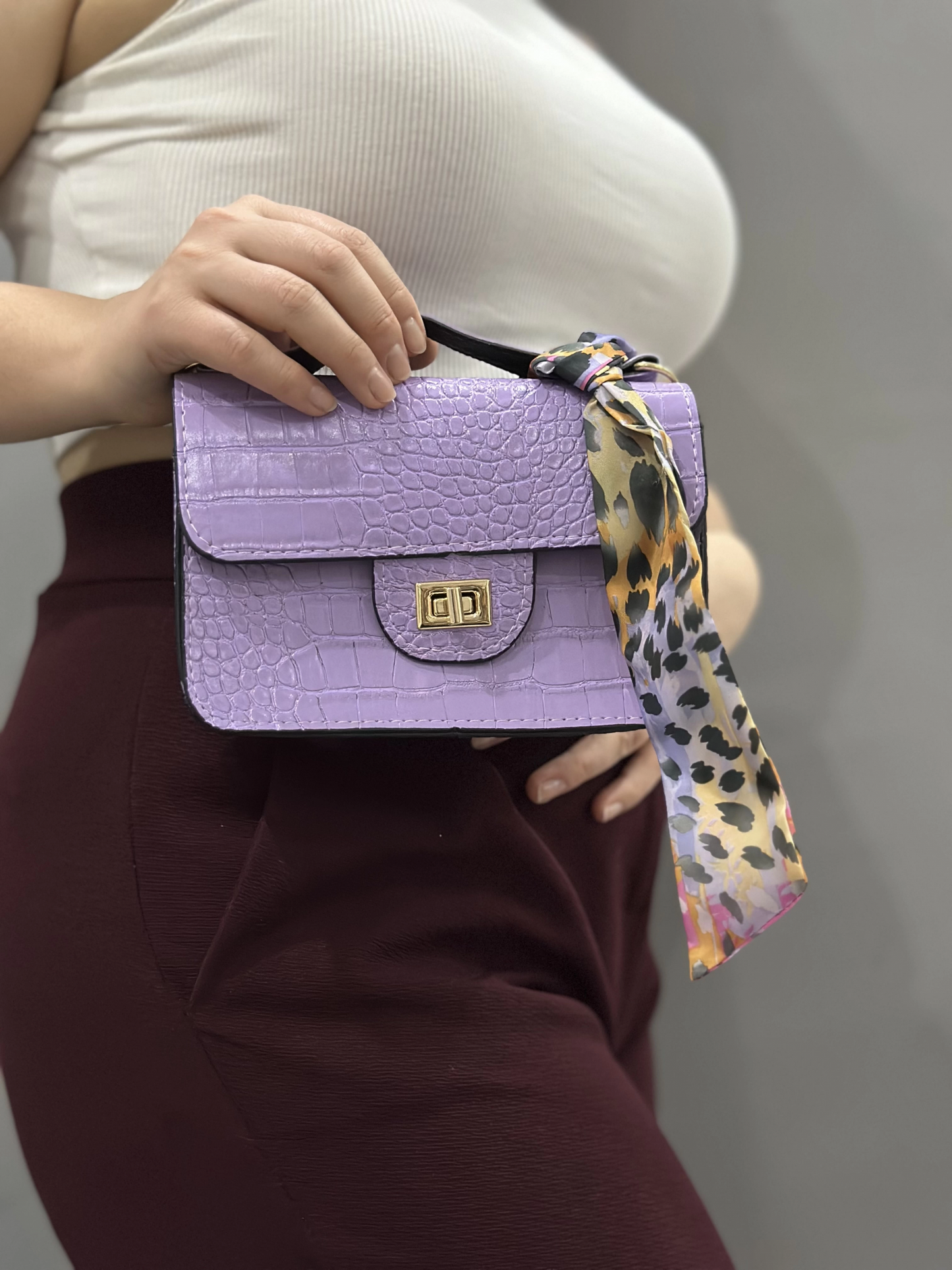 Jisse lila cilt çanta