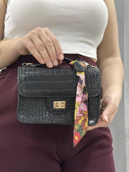 Jisse siyah cilt çanta