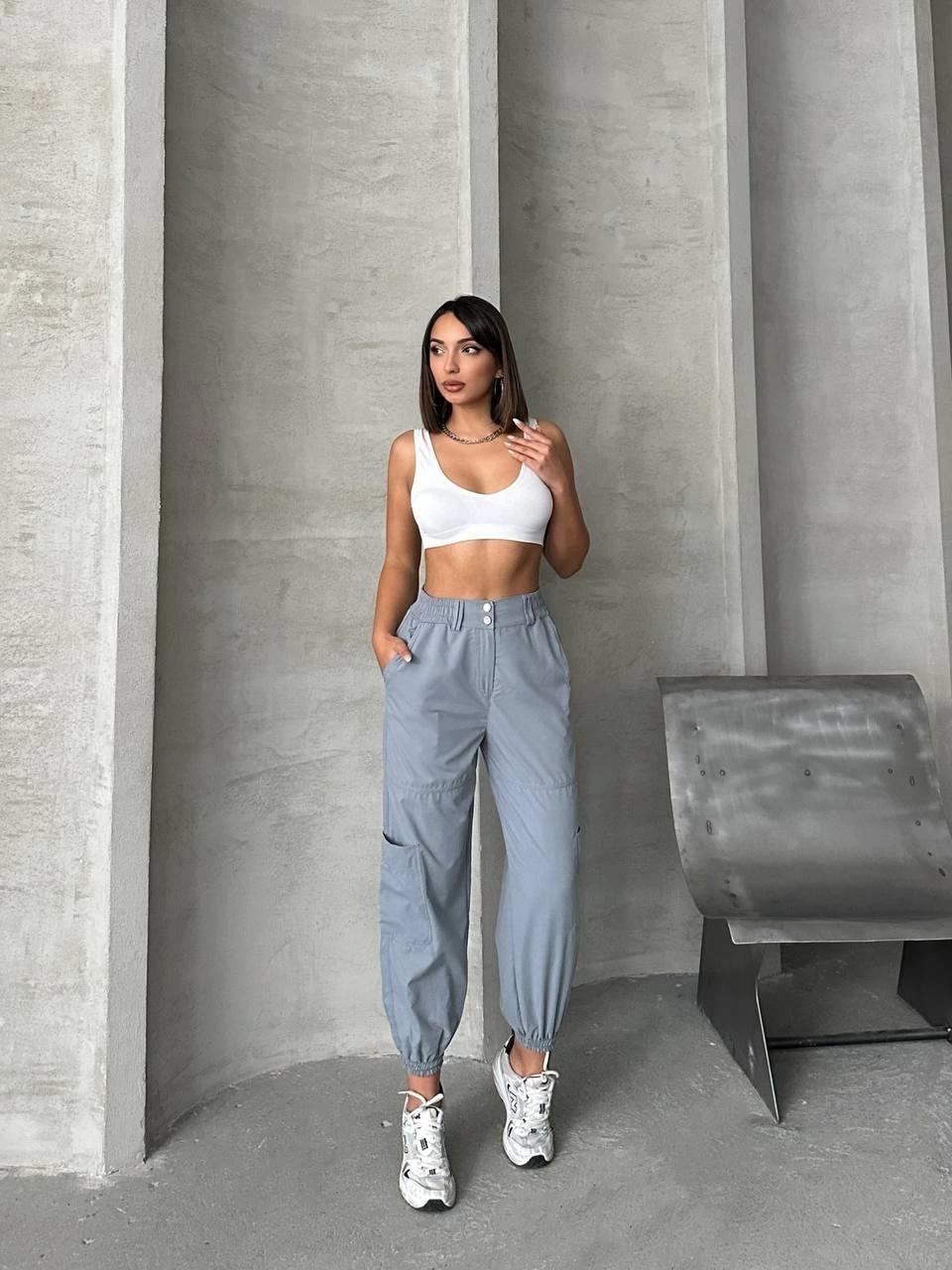 Jogger lastik paça pantolon