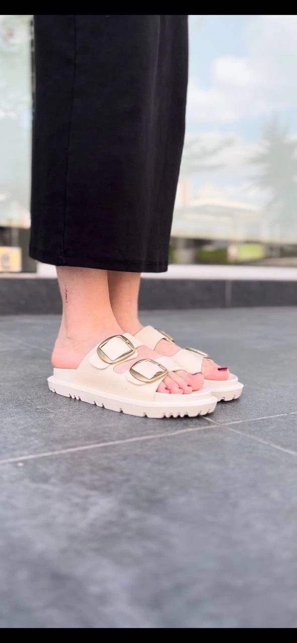 KBTX-1 Kuback Bej Günlük Kadın Terlik