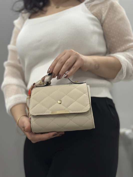 Bej cilt zoje çanta