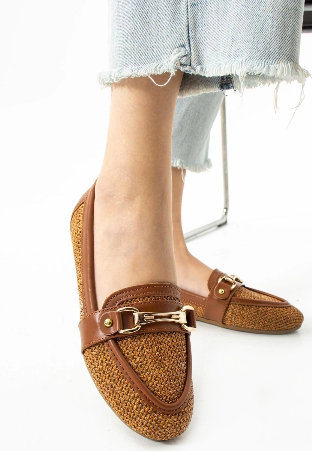 Rain Taba Cilt Babet Ayakkabı