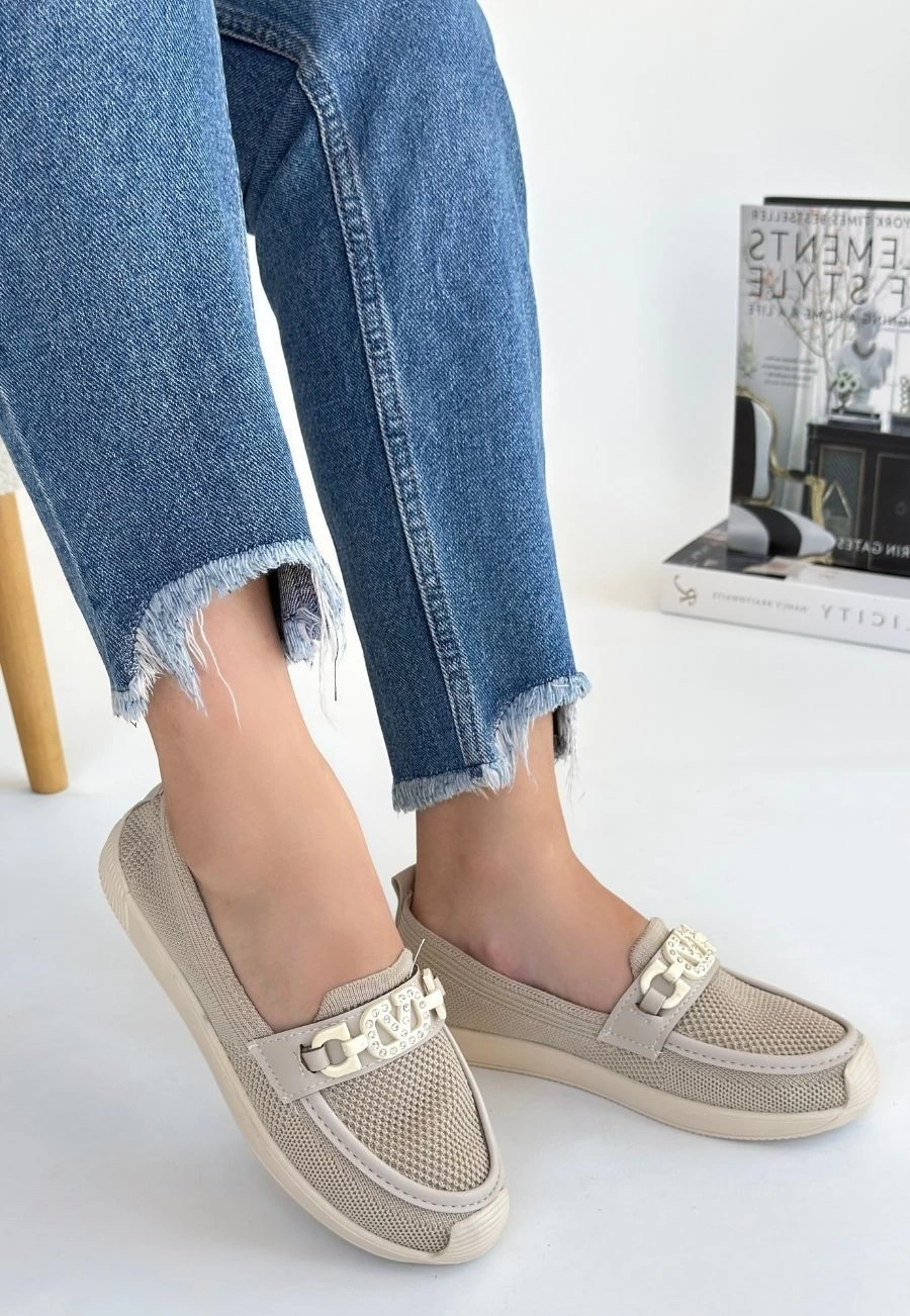 Wata Bej Triko Babet Ayakkabı